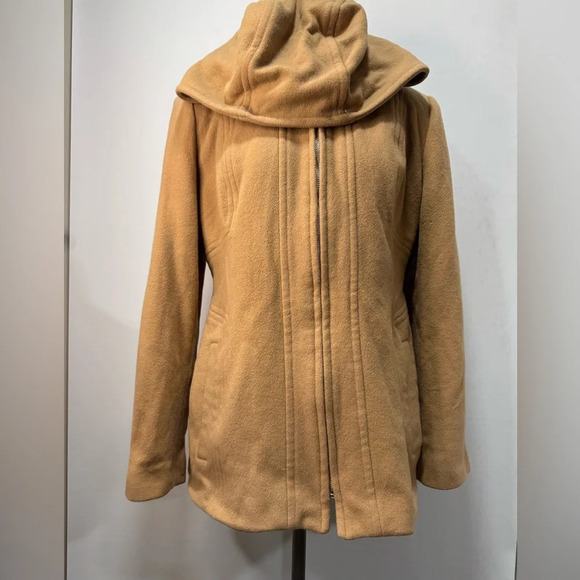 Anne Klein Tan Wool Blend Women's Sz M - Picture 2 of 15